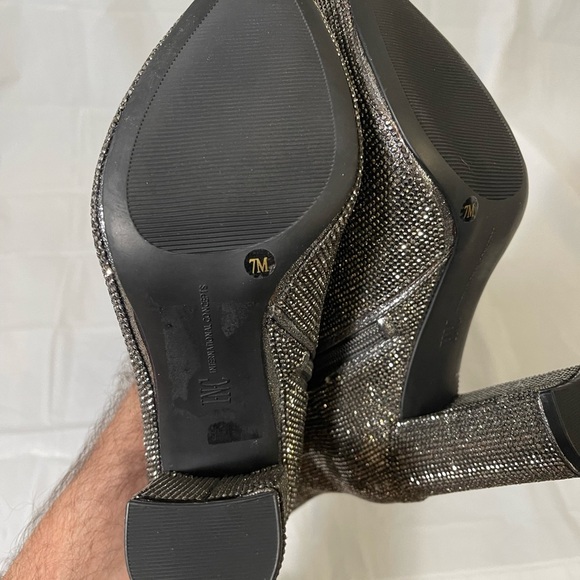 Inc international concepts women’s pewter crystal boots size 7 - Picture 6 of 10